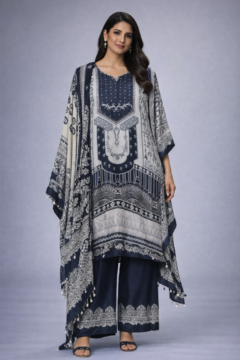 Midnight Mirage Kaftan Set